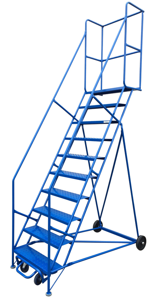 Ladder - Canway Mobile Ladder Stand 10 Step - Hansler.com