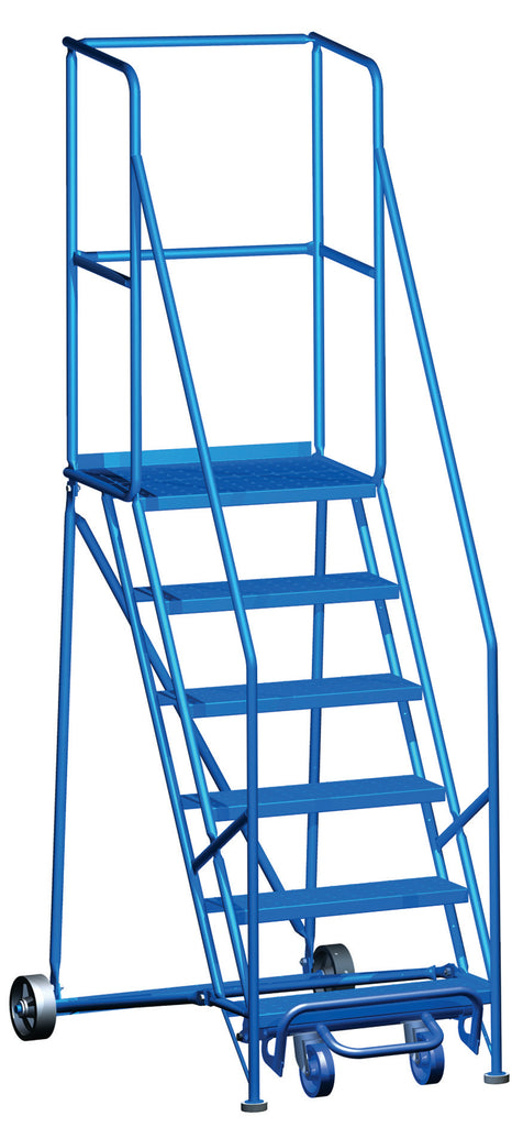 Ladder - Canway Mobile Ladder Stand with Front Walk Through 6 Step - Hansler.com