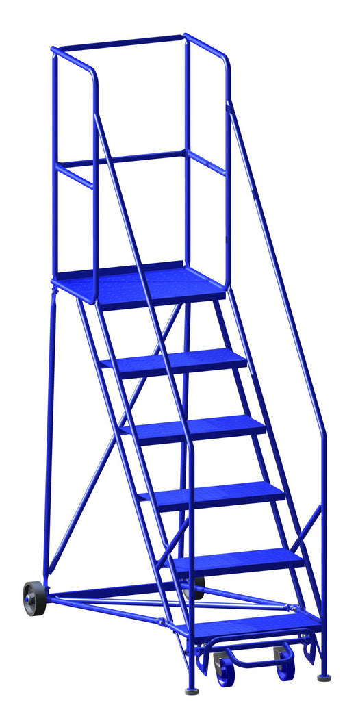 Ladder - Canway Safety Angle Mobile Ladder Stand 6 Step - Hansler.com