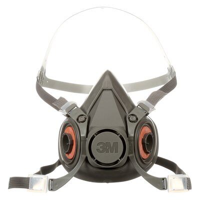 Respirator Mask - 3M 6000 Series Reusable Half Facepiece 6100 / 6200 / 6300 - Hansler.com