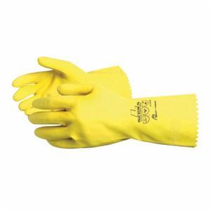 Glove - Chemical Resistant - Superior Glove Chemstop Embossed Grip Style Flocked Cotton Lining Pinked Cuff LF3020 - Hansler.com