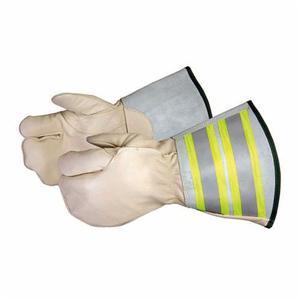 Glove - General Purpose - Superior Glove Endura Lineman/Rigging, Grain Horsehide Leather/Kevlar Hi-Viz 361DLX6 - Hansler.com