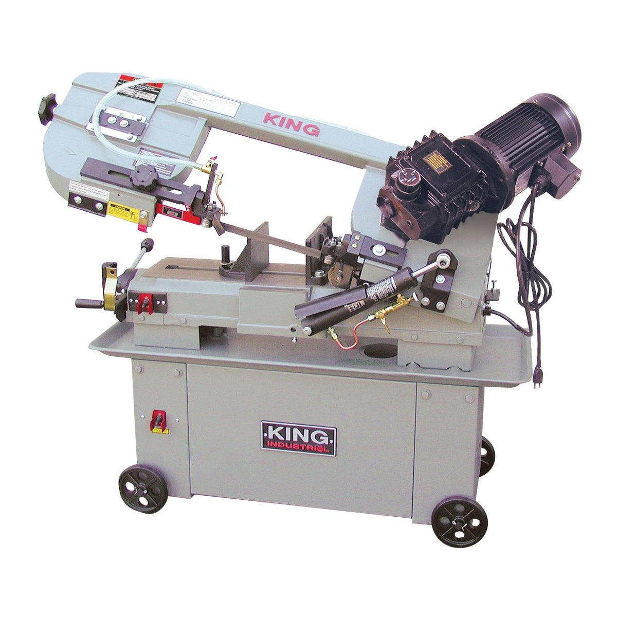 Bandsaw King Canada 7" X 12" Metal Cutting Bandsaw with Gear Drive K