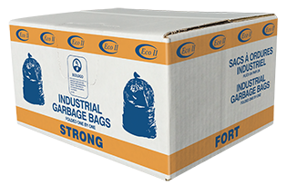 Garbage Bags - Eco II Black Utility, Strong & Extra-Strong Celex, Various Sizes - Hansler Smith