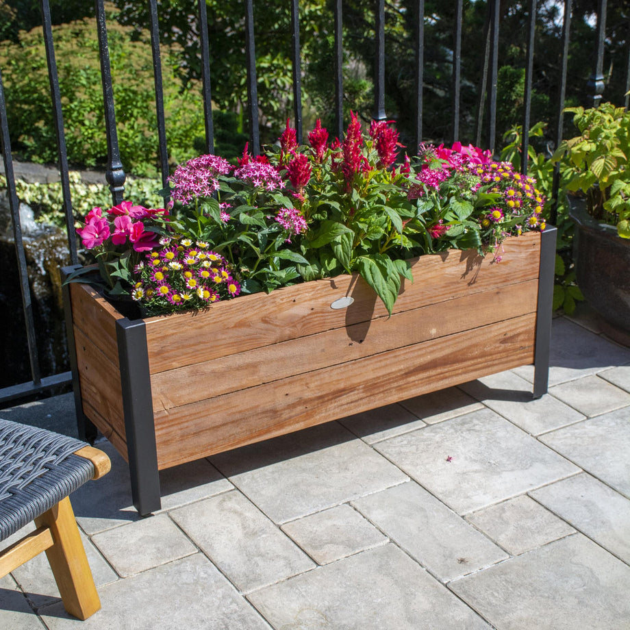 Planter - Grapevine Urban Garden Recycled Wood and Metal