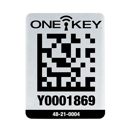 Asset ID Tags - Milwaukee ONE-KEY™ Large Metal (Pack of 25), 48-21