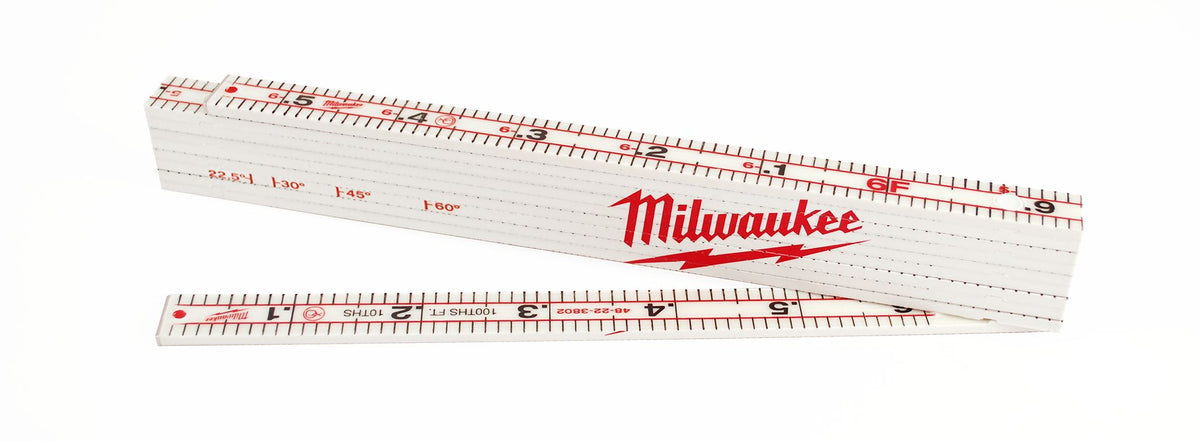 Ruler - Milwaukee Composite Engineer's Folding Rule, 48-22-3802 ...