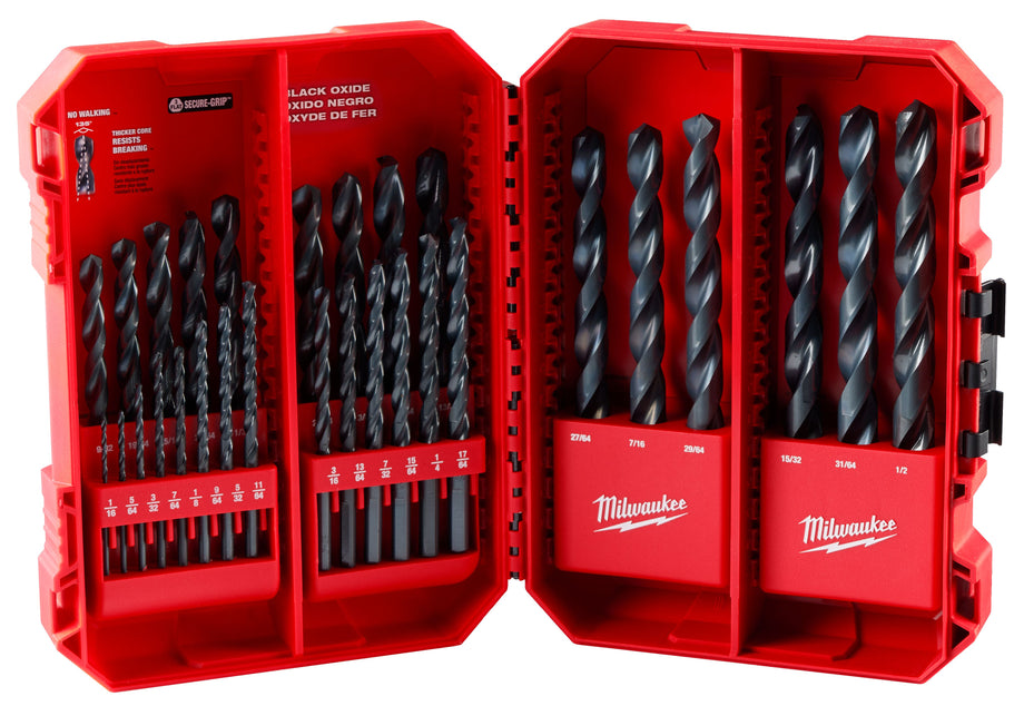 Drill Bit Set - Milwaukee THUNDERBOLT® Black Oxide Drill Bit Set