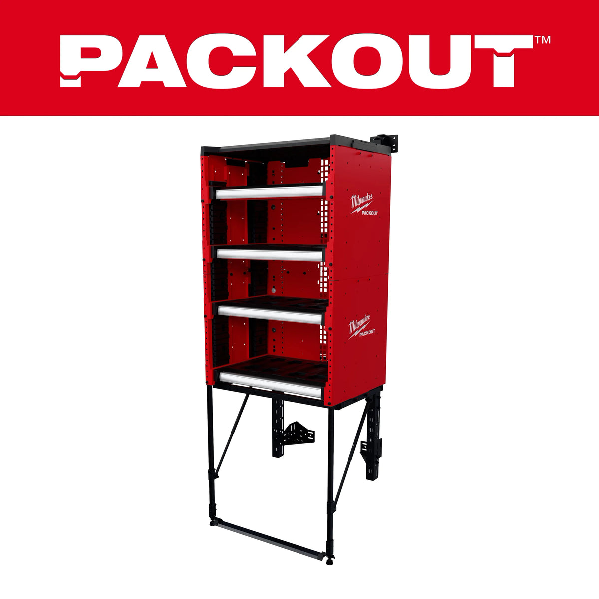 Tool Storage - Milwaukee PACKOUT™ Rack Kit, 48-21-8070 – Hansler Smith