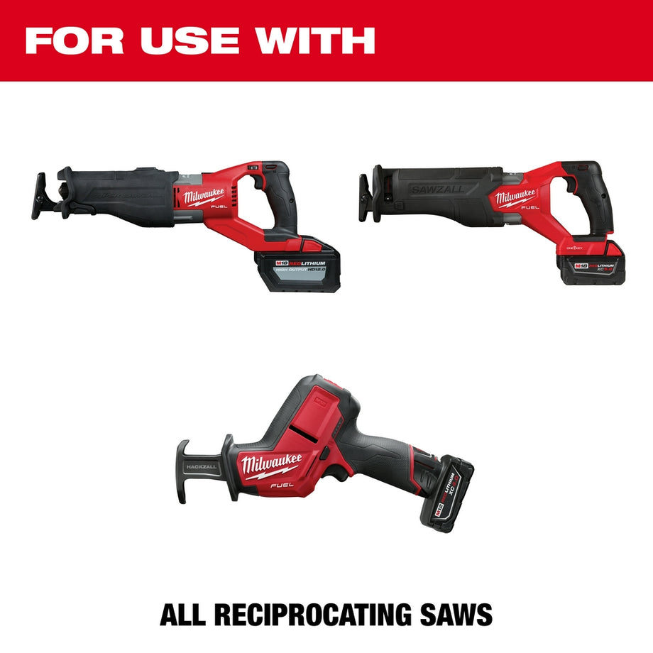 48-01-7182 6 in. 14 TPI Sawzall Blades 100 Pack | Milwaukee Tools 48-01-7182 6 in. 14 TPI Sawzall Blades 100 Pack | Milwaukee Tools