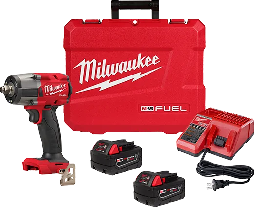 Impact Wrench Kit Milwaukee M18 FUEL 1 2 Mid Torque Impact Wrench Hansler Smith
