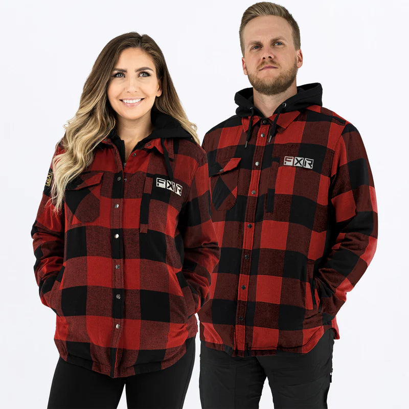 Buffalo plaid flannel jacket hot sale