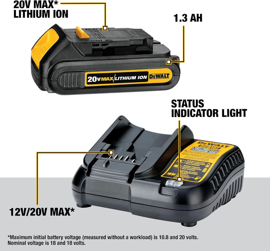 Cordless Compact Drill/Driver - DeWALT® 20V MAX* XR® Brushless