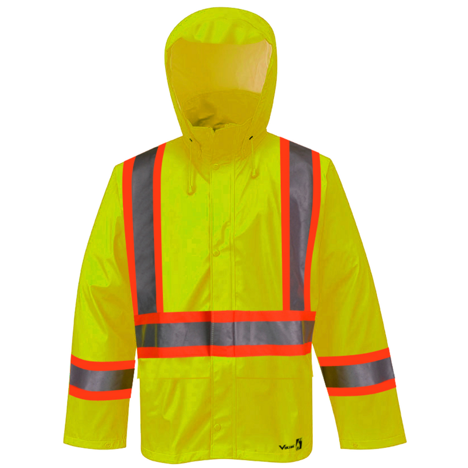 Rain Coat Viking Handyman® Hi-Viz FR PU, 6055FRJ – Hansler Smith