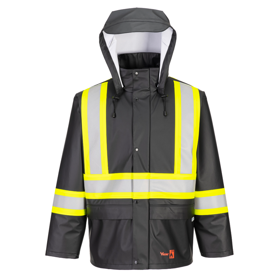 Rain Coat Viking Handyman® Hi-Viz FR PU, 6055FRJ – Hansler Smith