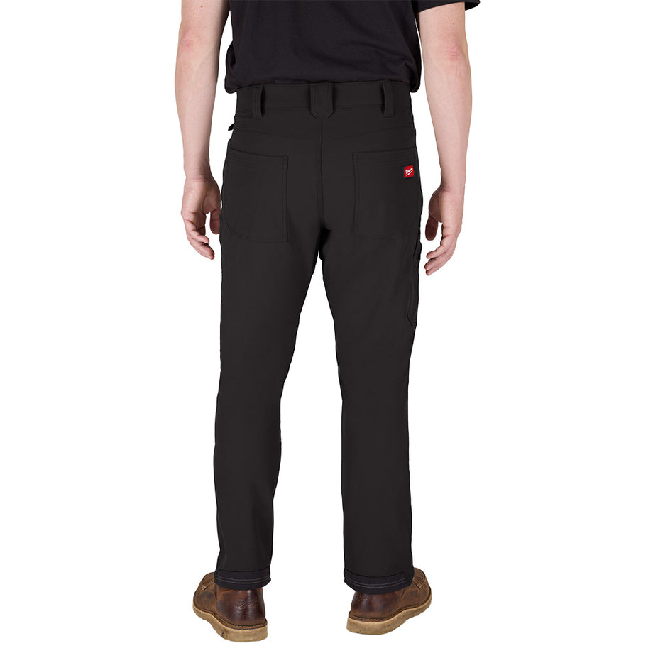 Work Pants - Milwaukee Men's FREEFLEX™ Tech Pants (Black or Brown