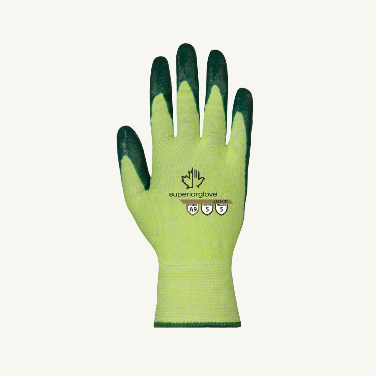 Txnt Cut Resistant Gloves - Superior Glove TenActiv™ Hi-Viz A9 Cut Protecti ...