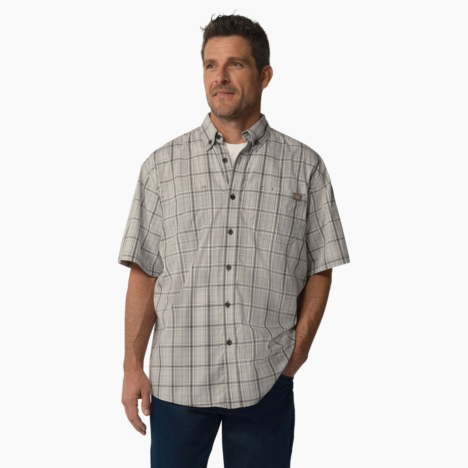 Short Sleeve Shirt - Dickies Short Sleeve Flex Plaid Shirt, WS551