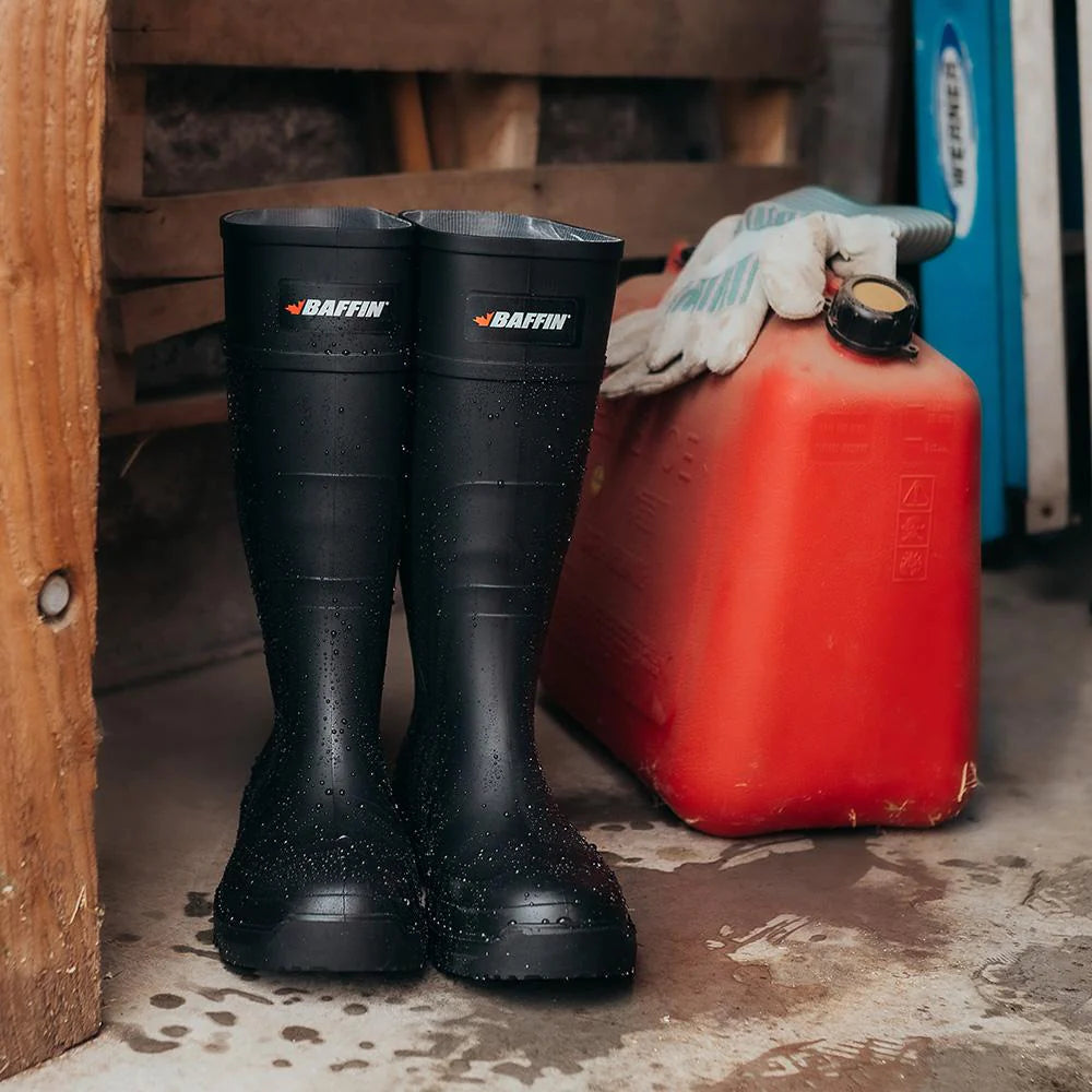 Baffin rubber boots steel 2025 toe