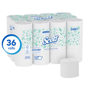Bathroom Tissue - Scott® Essential Coreless Standard Roll Toilet Paper 04007 - Hansler.com