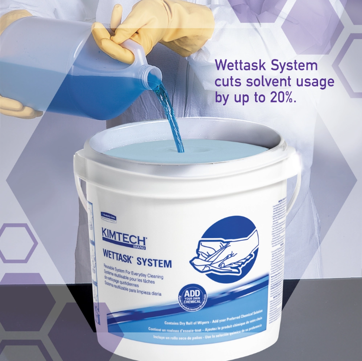 Wipers - Kimtech Prep™ Wipes for the WetTask™ Wiping System – Hydroknit® & Spunlace 06001 - Hansler.com