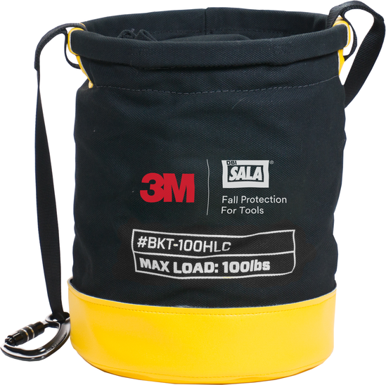 Fall Arrest Safe Bucket - 3M DBI-SALA 100 lb. Load Rated Hook and Loop Canvas 1500134 - Hansler.com