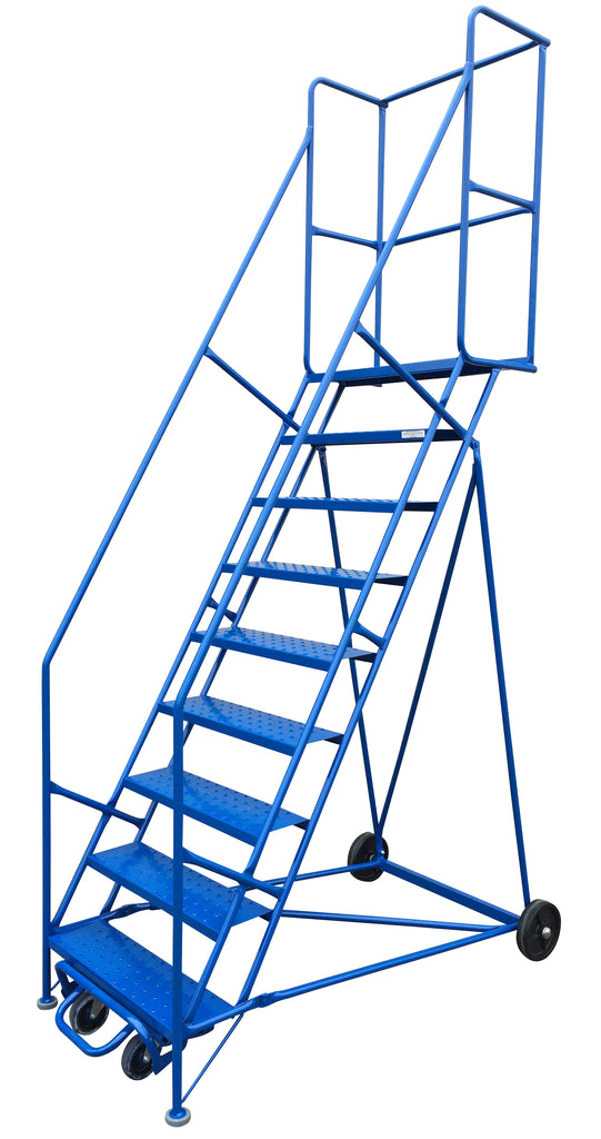 Ladder - Canway Mobile Ladder Stand 9 Step - Hansler.com