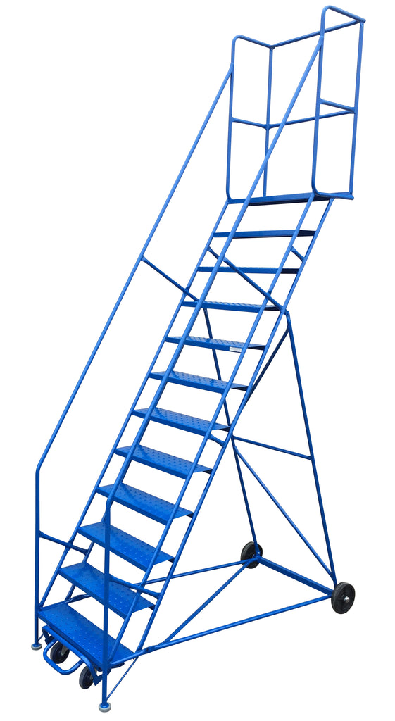 Ladder - Canway Mobile Ladder Stand 12 Step - Hansler.com