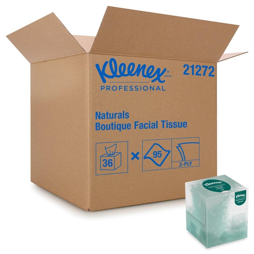 Kleenex® Mouchoirs cosmétiques 8824, 3 plis, absorbants, 12 boîtes de 72  mouchoirs, blanc acheter à prix avantageux