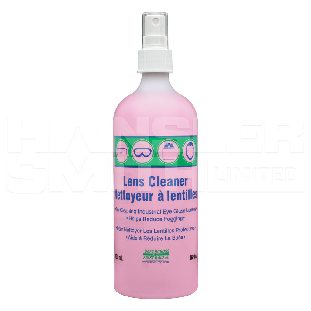 Lens Cleaning Solution - Safecross with Spray Pump - Hansler.com