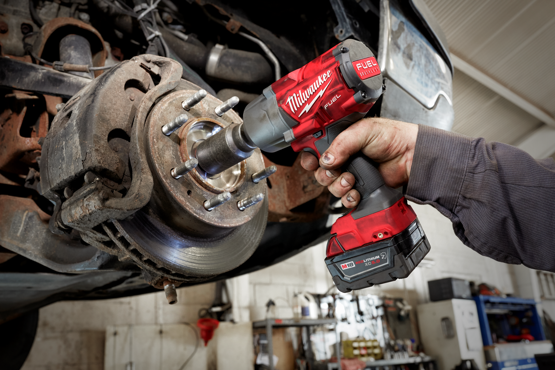 Impact Wrench Milwaukee M18 FUEL™ High Torque ½” Impact Wrench with –  Hansler Smith