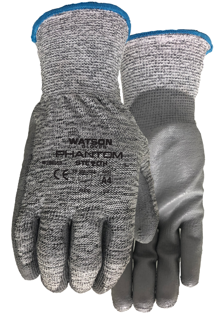 Cut Resistant Gloves - Watson Gloves Stealth Phantom 369 – Hansler