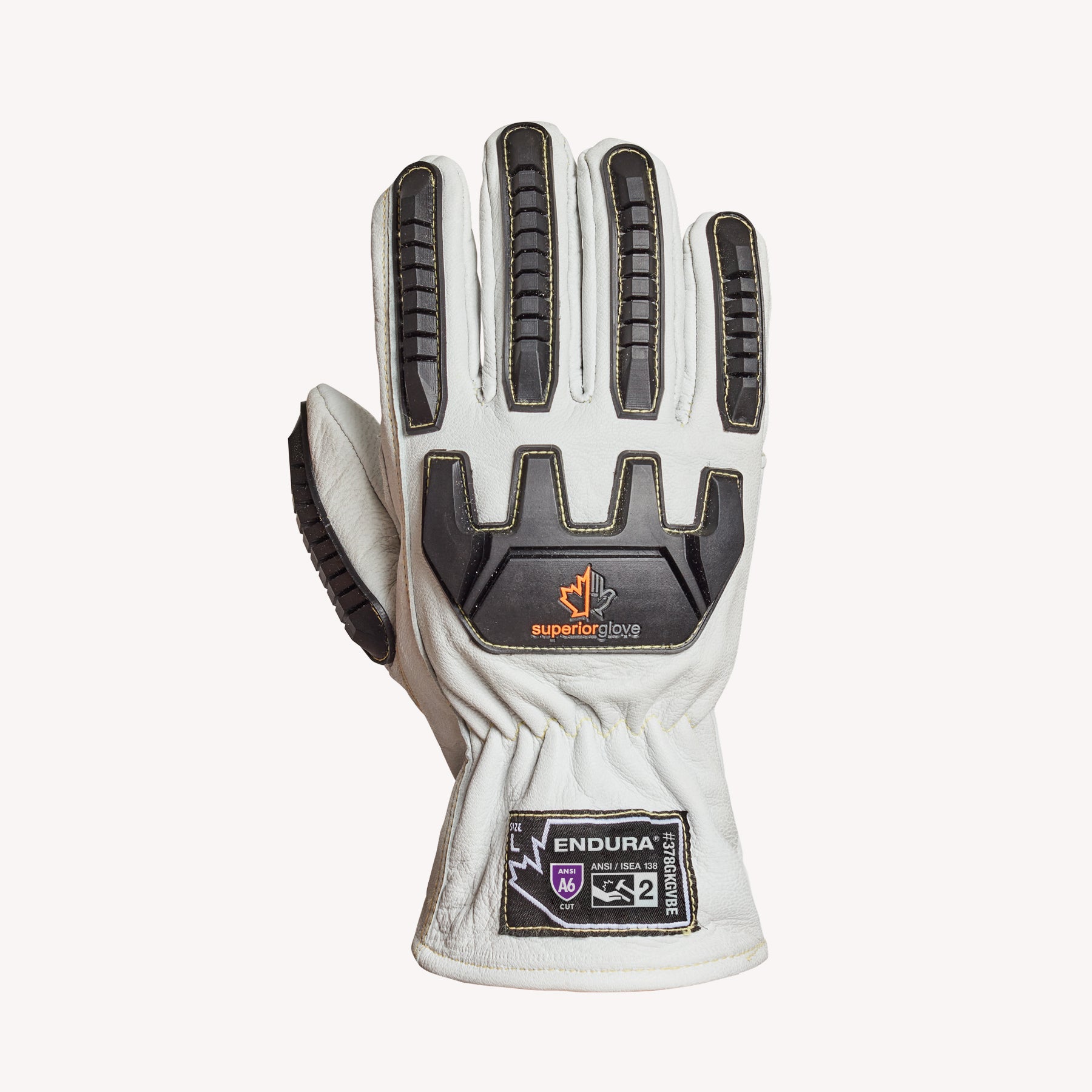 Anti-Impact Gloves - Superior Glove Endura Goatskin Kevlar-Lined