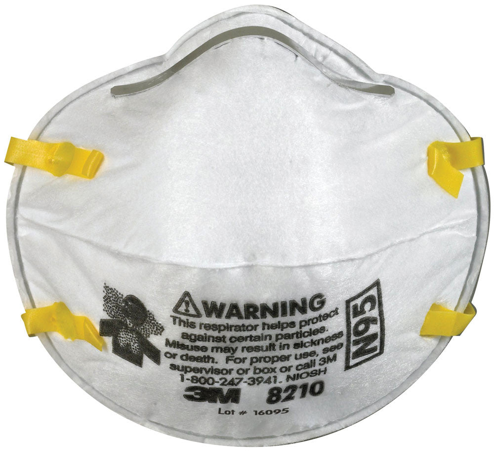 Particulate Respirator / Face Mask - 3M N95 (Box of 20) 8210 - Hansler.com