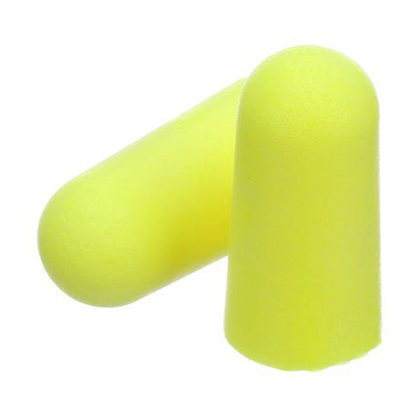 Earplugs - 3M E-A-RSoft Yellow Neon Uncorded, (200 Pairs), 312-1250 - Hansler.com