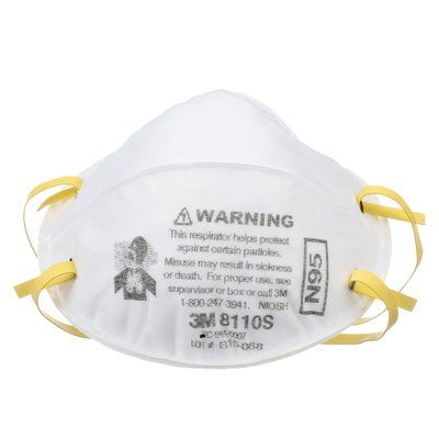 Particulate Respirator Face Mask - 3M Small Disposable 8110S, N95 - Hansler.com