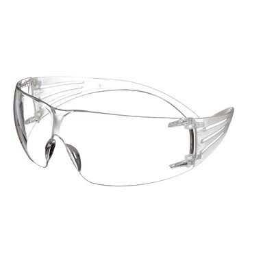 Protective Glasses - 3M SecureFit Protective Eyewear 200 Series Clear Lens SF201AF-CA - Hansler Smith
