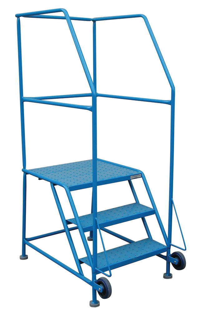 Ladder - Canway Tilt and Roll Mobile Ladder Stand 3 Step - Hansler.com