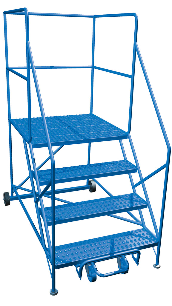 Ladder - Canway Rolling Work Platform 5 Step - Hansler.com