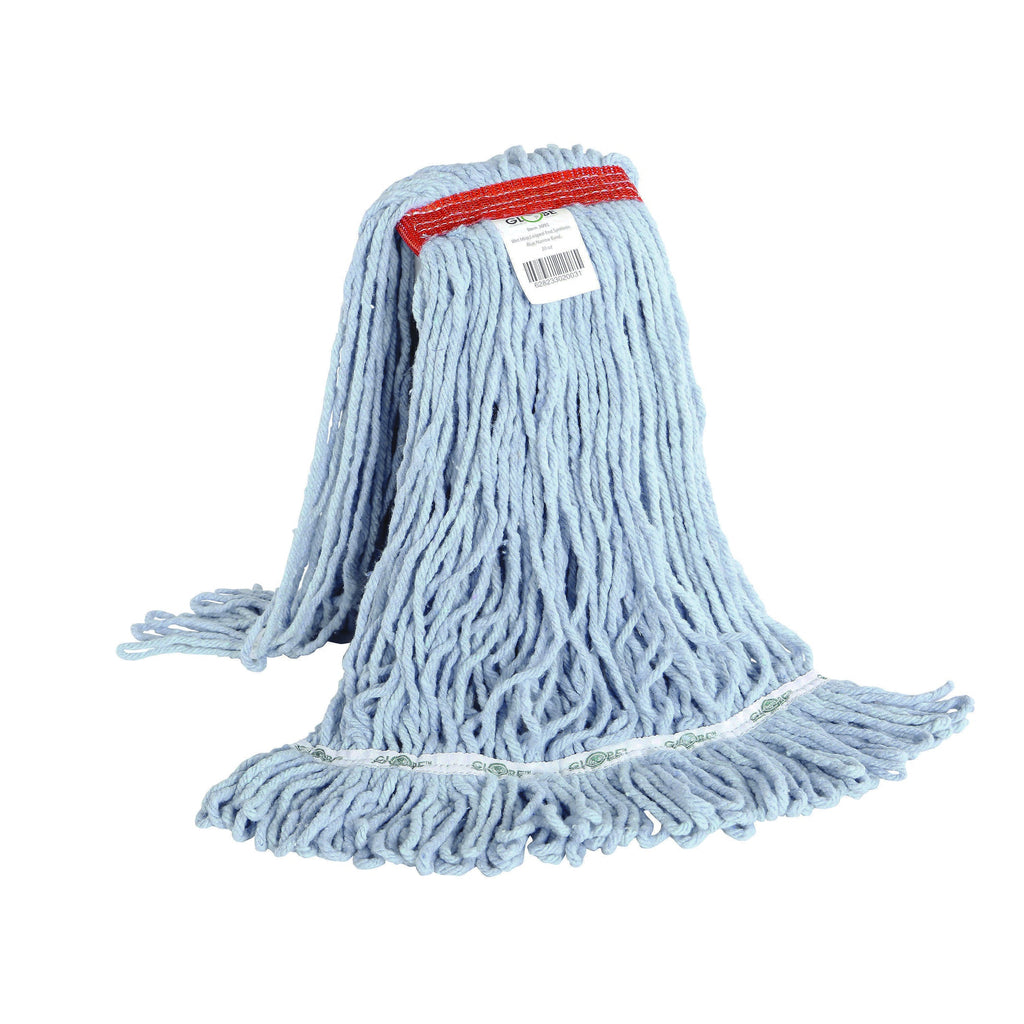 mop synthetic blue looped thread strands 20oz, Syn-Pro® Synthetic Narrow Band Wet Blue Looped End Mop, SIZE, 20 Oz, FLOOR CLEANING, WET MOPS, Best Seller, 3091