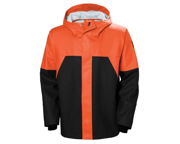 Helly Hansen Workwear Storm Waterproof Rain Jacket Orange 2XL
