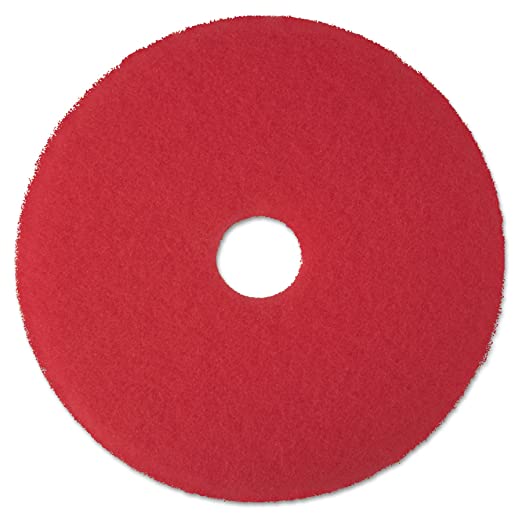 Floor Buffer Pad - 3M Scotch-Brite 20" Red Buffing 5100 (Case of 5), F ...