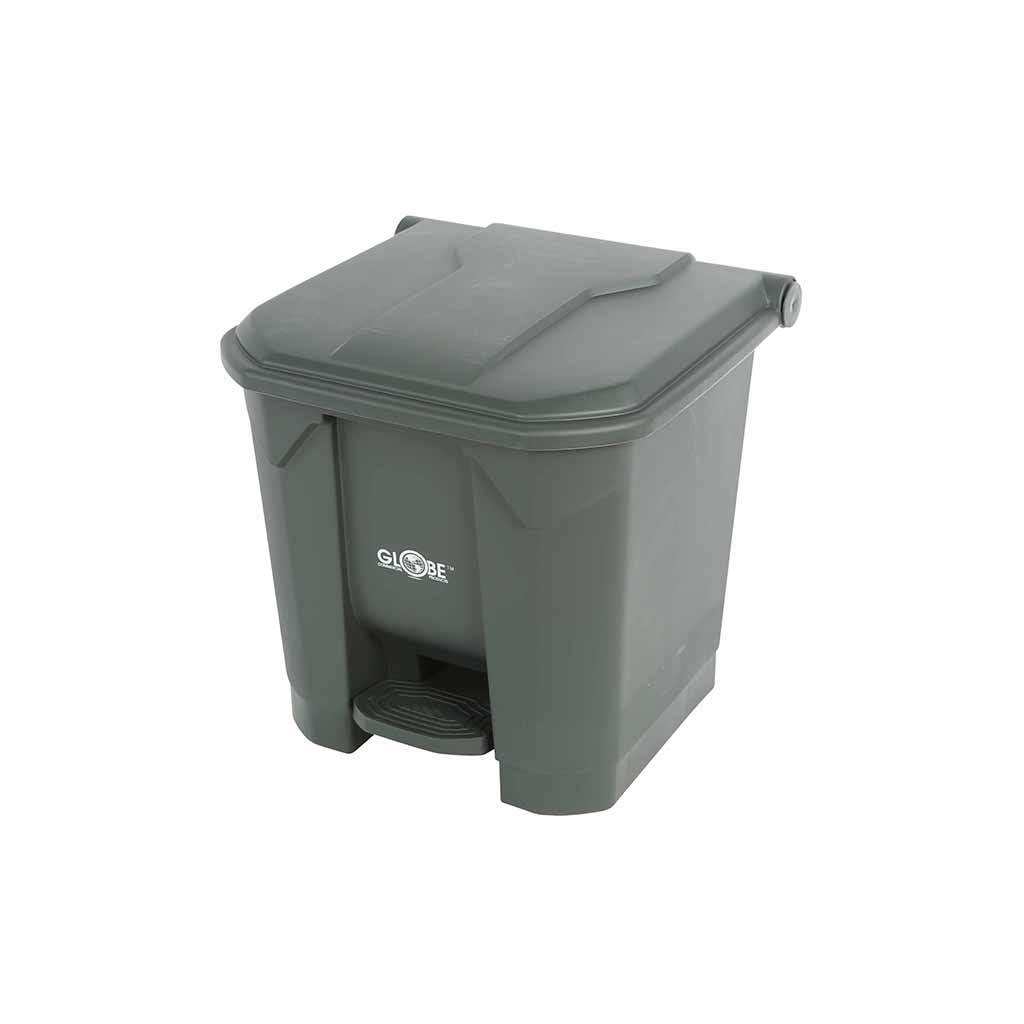 small step on waste bin, Step On, SIZE, 8 Gallon, WASTE, STEP-ON CONTAINERS, COVID ESSENTIALS, 9672