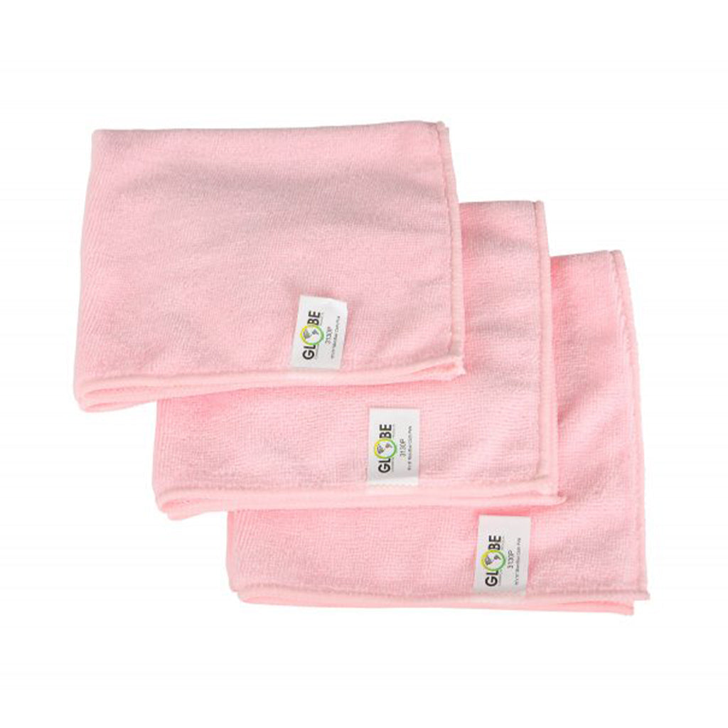 yellow 3 stack of cleaning cloths, 16 Inch X 16 Inch 240 Gsm Microfiber Cloths, COLOR, Pink, Package, 20 Packs of 10, MICROFIBER, CLOTHS, Best Seller, COVID ESSENTIALS, 3130P