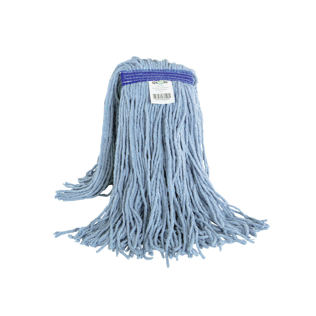 mop synthetic blue looped thread strands 16oz, Syn-Pro® Synthetic Narrow Band Wet Blue Cut End Mop, SIZE, 16 Oz, FLOOR CLEANING, WET MOPS, 3096