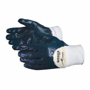 Glove - General Purpose - Superior Glove Chemstop Medium Duty Nitrile Palm NITREX Cotton 3/4 Nitrile Coating GNT - Hansler.com