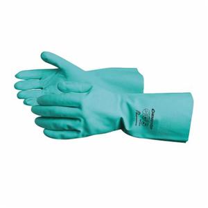Glove - Chemical Resistant - Superior Glove Chemstop Nitrile Embossed Grip Flock Lining 0.2 inch Thickness NIF3018 - Hansler.com