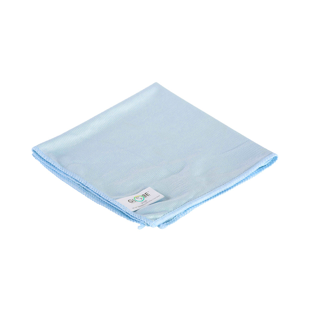 blue glass/ tile cleaning cloth, Glass/Mirror Microfiber Cloth, SIZE, 16 Inch X 16 Inch, Package, 20 Packs of 10, MICROFIBER, CLOTHS, COVID ESSENTIALS,3128,3129