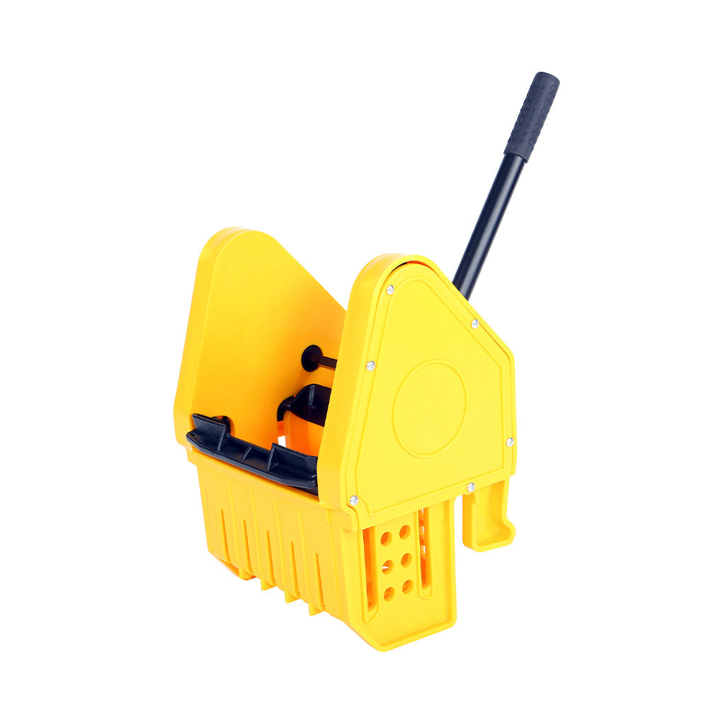yellow mop wringer with black handle and black grip, Downpress Wringer, SIZE, Yellow, FLOOR CLEANING, BUCKETS & WRINGERS, 3079Y