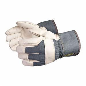 Glove - General Purpose - Superior Glove Endura Heavyweight Grain Cowhide Leather Laminated Foam Lining Safety Cuff 76BRF - Hansler.com